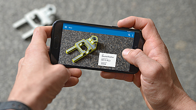 Die App von Asoss identifiziert mittels 2D-Fotos rasch 3D-Objekte. / Foto: (c)Asoss GmbH