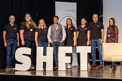Das IT-Cluster-Team organisierte die SHFT 2022. © Erwin Pils