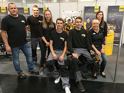 "Jugend und Beruf 2018" - Auch der Technikstandort Oberösterreich war mit einem Stand vertreten. Mitaussteller - wie auch im letzten Jahr - Rubble Master HMH GmbH. © Business Upper Austria