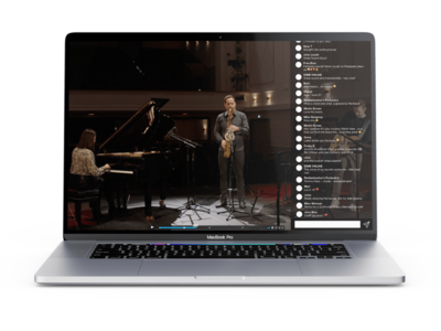 Auch eine Chatfunktion ist bei tru-live! integriert. © True GmbH
