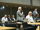 Bei den Vorträgen ergaben sich interessante Diskussionen mit dem Publikum. © Cityfoto/Roland Pelzl