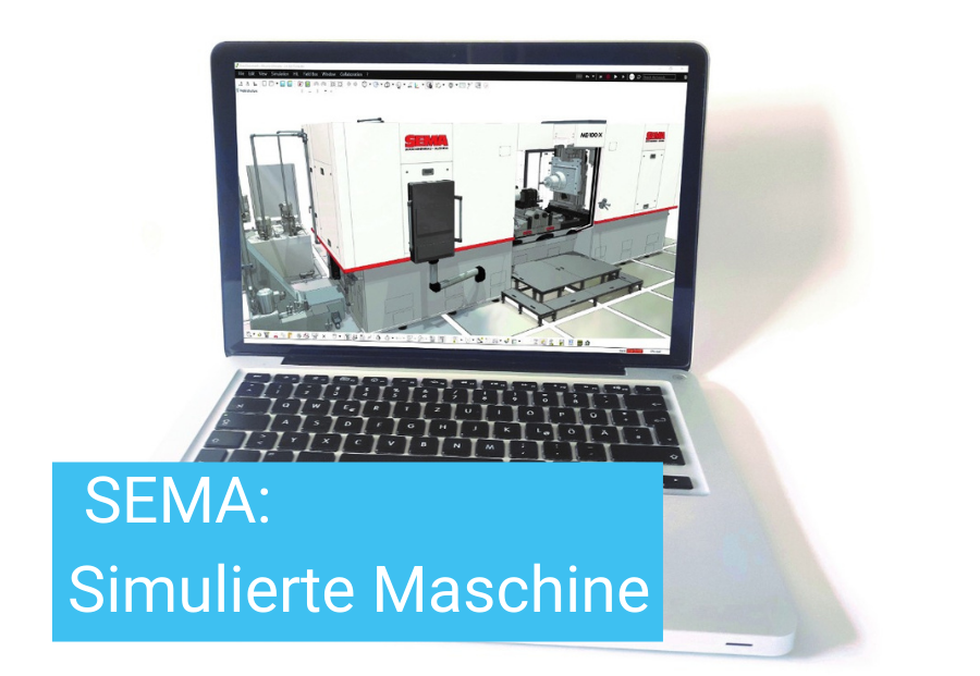 Simulierte Maschine der SEMA Maschinenbau GmbH © SEMA Maschinenbau GmbH
